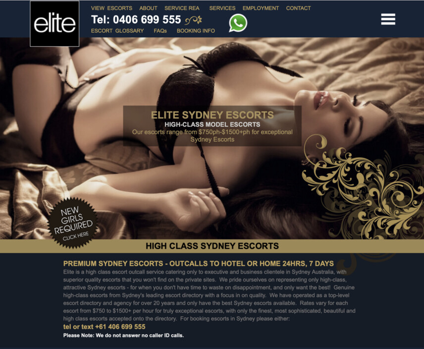 Elite Model Escorts Sydney Pic 2