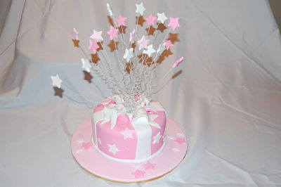 With A Little TLC Pic 1 - exploding star cake