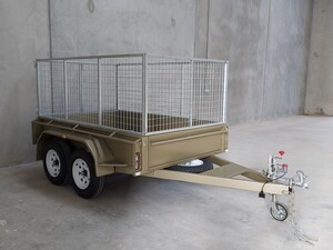 Aus Trailer Hire Pic 3 - 2t 5x8 cage trailer