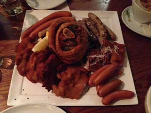 Bavarian Bier Cafe Pic 4 - The meat platter