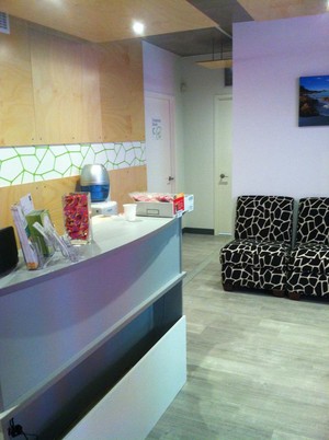 Health Place Pic 2 - Reception at Health Place on James Street Fortitude Valley