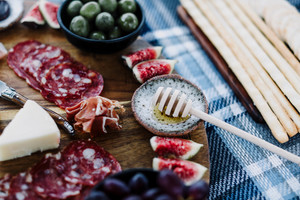 Melbourne Picnic Packages Pic 2 - Truffle honey and salumi