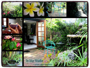 In My Studio... The Art Of Hair Pic 2 - Surrounded by lush gardens