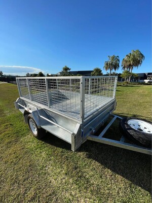 Palmview Hire Pic 2 - 8 x 5 Caged Trailer