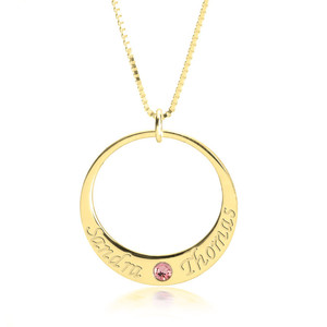 Fashion Jewellery Australia Pic 5 - Couple Name Necklace 24k Gold Plating