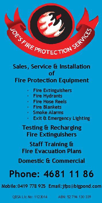 Joe's Fire Protection Services Pic 1 - Joes Fire Protection Services