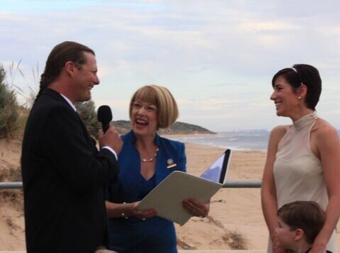 Select Celebrant Pic 2 - Stacey and Mat at gorgeous Binningup Beach a fabulous day