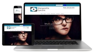 Panda Websites Pic 2 - A website Design for Wangaratta Eyecare