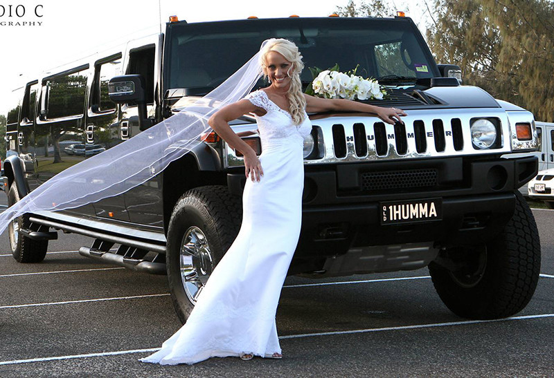 Get Hummered Pic 1 - Wedding Car Hire Brisbane