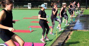 Me Time Training Pic 2 - Enjoy group training sessions with Me Time Training in the most picturesque outdoor environment of the grounds at the MCC Kew Sports Club