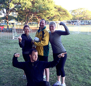 Grip and Grit Fitness Pic 3 - Bootcamp training with my clients