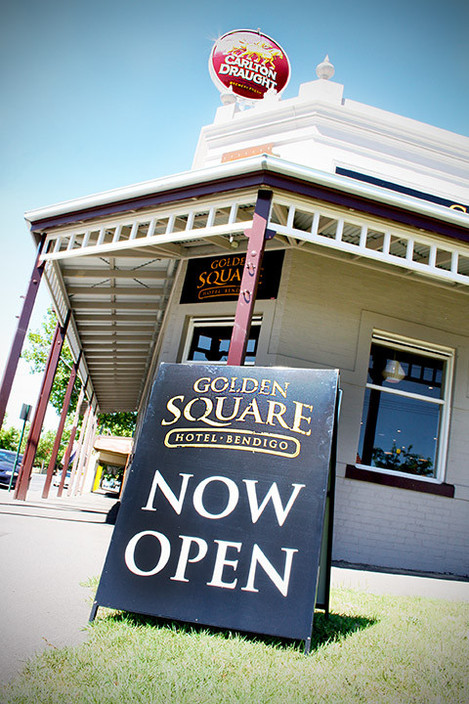 Golden Square Hotel Pic 1 - Welcome to the refurbished hotel complete with Bistro Lounge Sports Bar TAB Beer Garden and dedicated Function Room