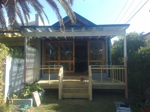 M Squared Constructions Pic 4 - Timber pergola decki Willoughby