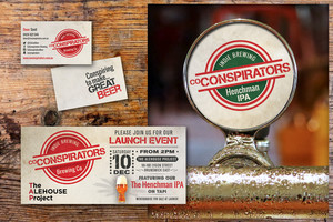 Artichoke Design & Advertising Ltd Pic 3 - Client CoConspirators Date 2016 Present Skills Beverage Brewing Brand Identity Design Graphic Design Print Apparel