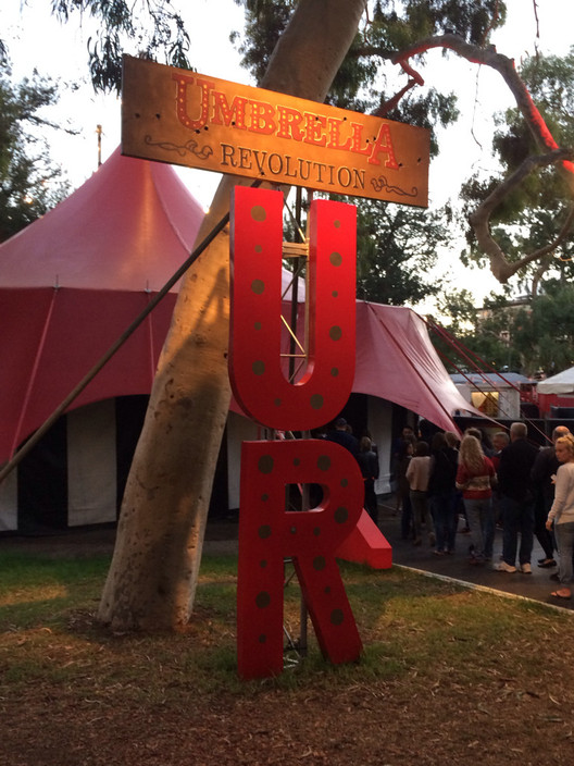 Fringe Benefits Pic 1 - The Umbrella Revolution Tent at Fringe