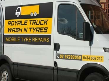 Royale Tyres Pic 1 - Mobile Royale truck wash n tyres