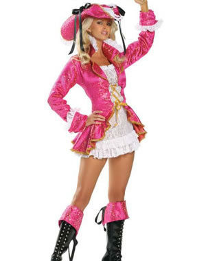 Kazelle Fancy Dress Pic 1 - pink pirate