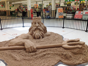 The Pines Shopping Centre Pic 5 - Sand modeling display 2014