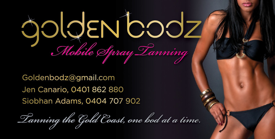 Golden Bodz Mobile Spray Tanning Pic 1 - Business Card