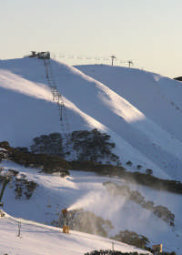 Hotham Alpine Resort Pic 1 - Snowmaking