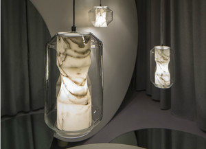 Technica Electrical Pic 2 - Lee Broom designer marble crystal pendant