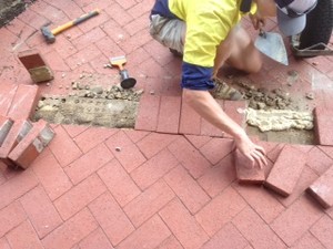 Gilmour Brothers Pic 4 - Paving Before