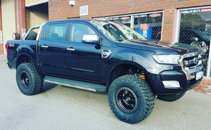 Associated Tyre & Wheel Pic 2 - PX2 Ford Ranger with new wheels tyres Fuel Wheels Nitto Terra Grapplier tyres