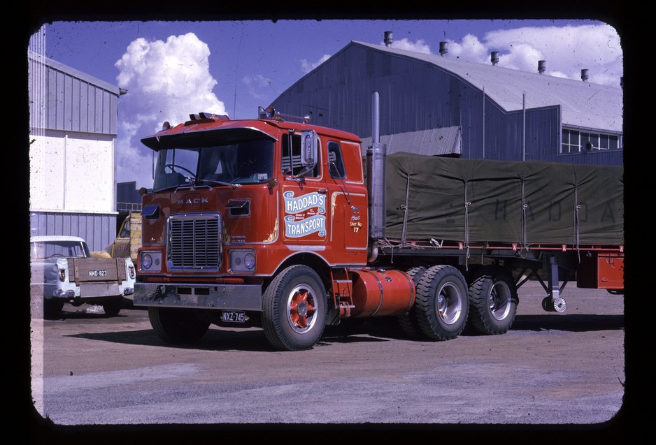 K Haddad & Sons Pic 1 - Blast from the past Photo taken at Western Transport workshop in Toowoomba late 60s I can still hear the sound of the V8 with twin stacks Photo taken with Box Brownie