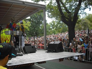 Dekdrum Interactive Percussion (Alongside DJ) Pic 2 - Performing at Moomba Festival