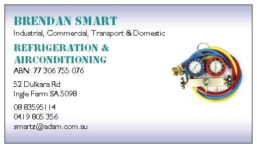 BRENDAN SMART REFRIGERATION & AIRCONDITIONING Pic 1 - Business Card