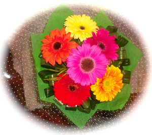 Friary Flowers Pic 3 - Gerbera Bouquet