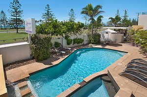 Meridian Alex Beach Apartments Pic 2 - Soak up the sun around the year round heated Pool