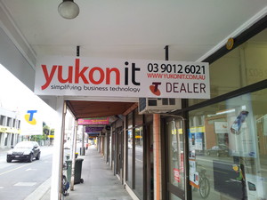 Yukon IT Pic 4 - New signboard on the walkway