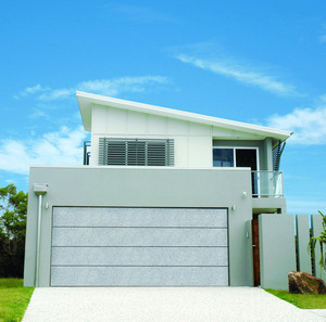 Western Garage Doors Pic 2 - DecoVogue Granite Panel Door