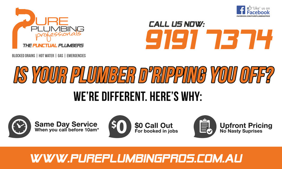 Pure Plumbing Professionals Pic 1 - Pure Plumbing Professionals 02 8188 5339