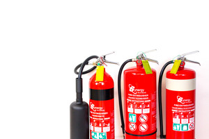 Synergy Fire & Security Pic 3 - Different fire extinguisher