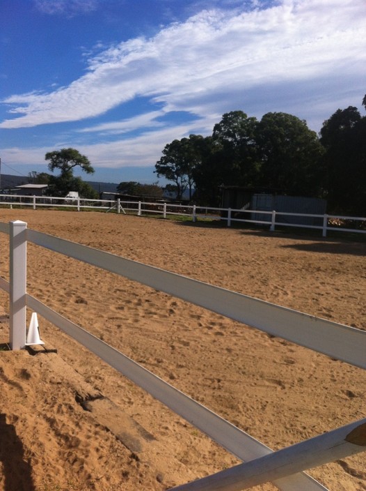 Mulgoa School of Equitation Pic 1 - Fully enclosed sand arena