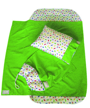 JLYBNZ Kindy Sheets Pic 2 - Green Sheet Set