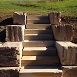 Yangan Sandstone Pic 3 - Wheel Sawn Rough Cut Steps