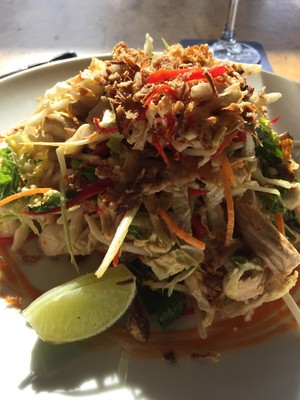 The Dockyard Pic 2 - Thai Coconut chicken salad