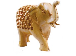 Happy Valley Hippy Shop Pic 5 - Wooden Jali Elephant