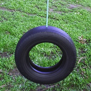 AUSSIE SWINGS Pic 3 - Vertical tyre swing