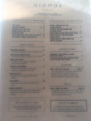 Aromas Pic 2 - Menu