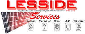 Lesside Services Pty Ltd Pic 1 - Lesside main electrician air conditioning audio visual solar