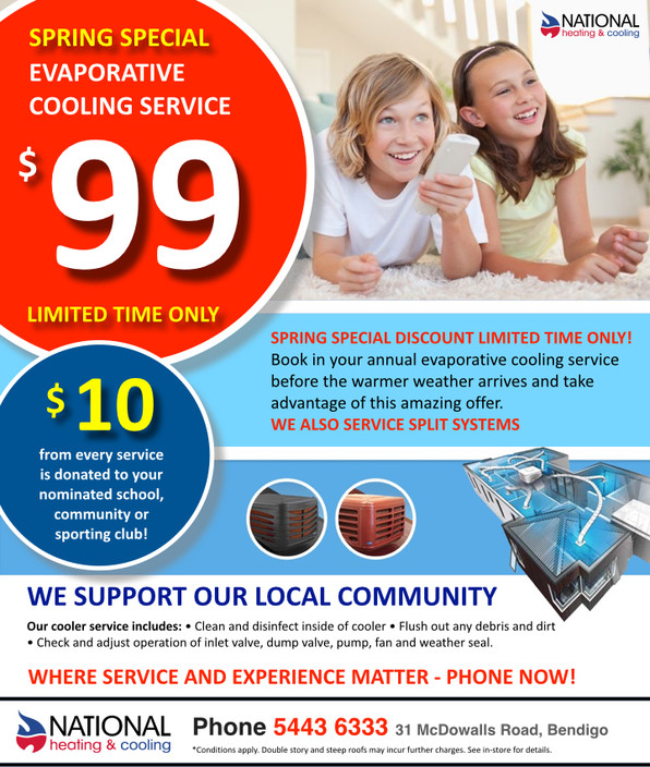 National Heating & Cooling in East Bendigo, VIC, Air Conditioning