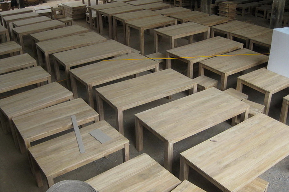 DROVERS WHOLESALER Pic 1 - Reclaimed Teak Table Producer selling in wholesale price order minimum 20 ft mix items mix sizes possible direct from our port to your destination port Please email me or WhatsApp WA6282134242455 for more details information