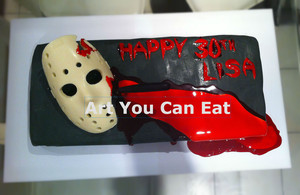 Art You Can Eat Pic 3 - Friday 13th Jason Cake