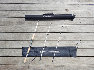 Out of the Blue Tackle Pic 2 - White Tiger Traveler Fishing Rods