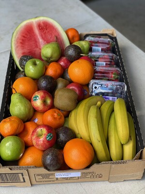 Boxa Greens Pic 3 - Boxa Fruit 55 one of our most popular boxas Filled with seasonal quality fruit including berries and a melon option