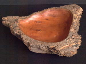 Tysyn Designs, Frames and Framing Pic 3 - Red gum bowl